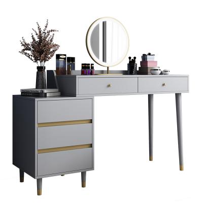 China Elegant Light Luxury Minimalist Multifunctional Dressing Table Office Dressing Table Master Bedroom Dressing Table for sale