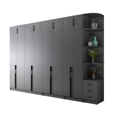 China Eight Doors (The Other) Adjustable Modern Minimalist Home Bedroom Four Six Combination Custom Wardrobes for sale