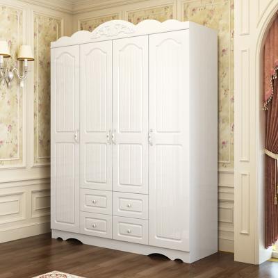 China (Others)Adjustable modern white Wardrobe&Wooden panel wardrboe& storage &closet bedroom furniture for sale