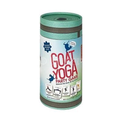 China Recycled Materials Tube Packaging Box Round Packaging Box Paper For Goat Yoga Box for sale