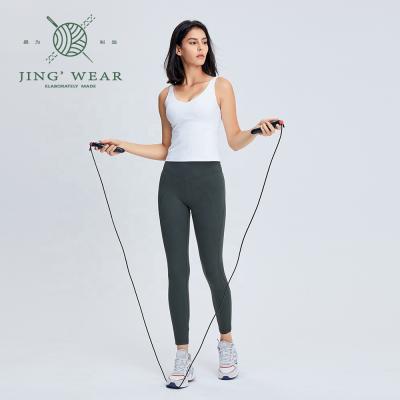 China New Workout Breathable Running Gym Breathable And Comfortable Ladies Knit Leggings for sale