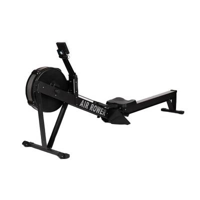 China 2023 Hot Sale Commercial Use Air Rower Black White For Fitness Rowing Machine Wind Resistance Air Rowing Machine for sale