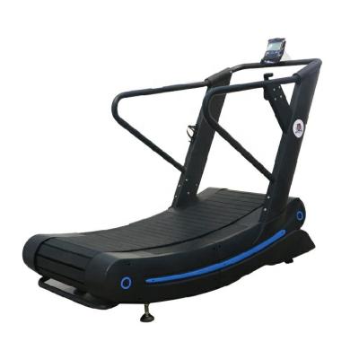 China Commercial Fitness Non-Motorized Speed ​​Adjustment Woodway Treadmill Self-generated Curved Treadmill for sale