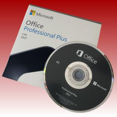 China Office 2021 Professional Plus DVD Online Activation with DVD box for sale