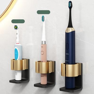 China Bathroom Household Black Environmental Protection Surface Treatment Stainless Steel Toothbrush Storage for sale