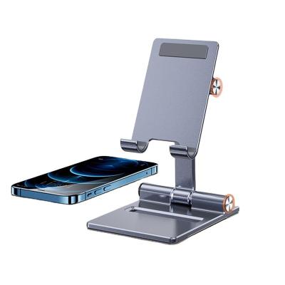 China Mobile Phone Adjustable Tablet Aluminum Alloy Anti-shake Mobile Phone Desktop Holder for sale