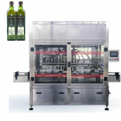 China Automatic Edible Liquid 1000ml Bottle Linear 5 Liter Food Peanut Palm Olive Oil Liquid Filling Machine for sale