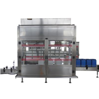 China Food Automatic 5l - 25l 20lt Chemical Reagent Liquid Latex Paint UV Ink Barrel Weighing Filling Machine for sale