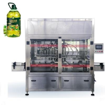 China Full Automatic Food Sunflower Corn Cooking Soy Sauce Oil Vinegar Liquid Bottle Filling Machine for sale