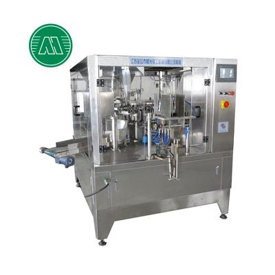 China Automatic Food Coffee Protein Tea Spice Bag Stand Up Pouch Powder Filling Dry Sealing Packaging Machine for sale