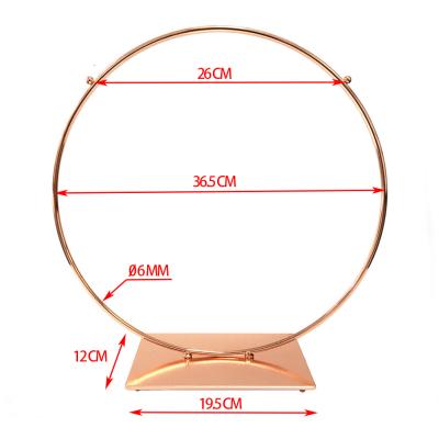 China CLASSIC Lingerie Display Rack Metal Bra Hanger Rose Gold Round Bra Display Rack Clothing Store Underwear Model for sale