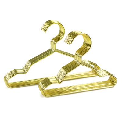 China Cat Dog Clothes Hangers Pet Rack Steel Pet Hangers/Nordic Style Mini Metal Lightweight Luxury Pets Hanger Gold Color for sale