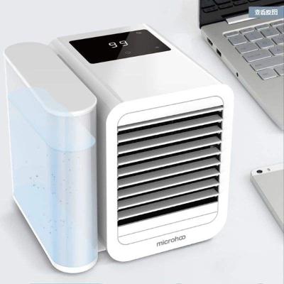 China Timer/Xiaomi Remote Control Microhoo 3 in 1 Mini Air Conditioner Water Cooling Fan Touch Screen Timing Cooler Humidifier Bladeless Fan Artic for sale