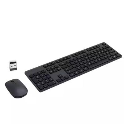 China Xiaomi Keyboard and Mouse Set 2 Waterproof 2.4GHz 104 Keys Notebook Laptop Wireless Connecting Keyboard Combo for sale