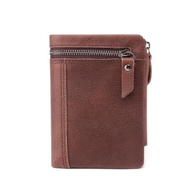 China Vintage Vintage Design Leather Wallet With Money Clip RFID Blocking Wallets For Women Men for sale