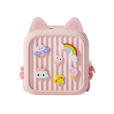 China Fashion High Quality DIY Kids Backpack Cartoon Animal EVA Bag Kids School Backpack for sale