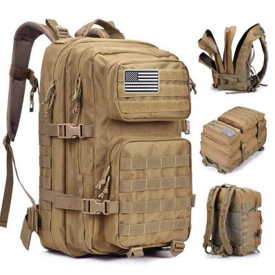 China Multiple Color 45L Fashion Selection Custom Logo Backpack Nylon Military Tactical Backpack for sale