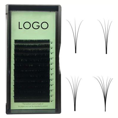 China PBT Super Soft Korean Trade Kits Individual Volume Eyelash Extension For Packaging Box for sale