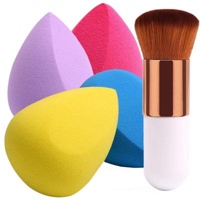 China Super Soft Beauty Teardrop Latex Colored Washable Sponge Blender Super Soft Makeup for sale