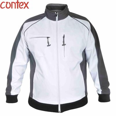 China Windproof All Season Softshell Softshell Wind And Water Resistant Regular Fit Color Block Fit Jacket for sale