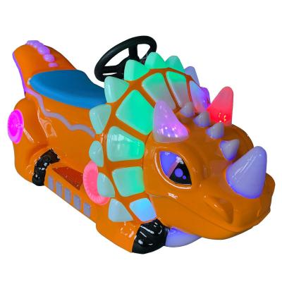 China Fiberglass Reinforced Plastics & iron frame kids fun animatronic dinosaur ride walking happy rides on animal for sale for sale