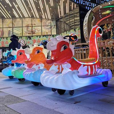 China Popular amusement park equipment kiddie rides seahorse, lights dolphin bumper car amusement rides for sale WS-B25 for sale