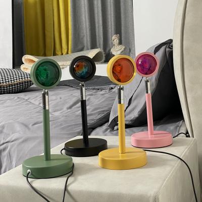 China Creative Dawn Sunset Lights Modern Night Light Projection Lamp Sunset Decoration Sunset Lights for sale