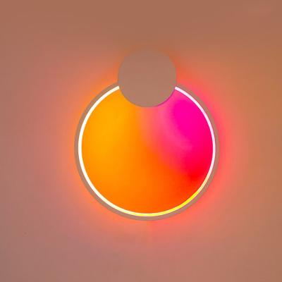 China Runshun Modern Minimalist Modern Small RGB Color Changing Led Bed Lights For Living Room Decorative Indoor Wall Lamp for sale