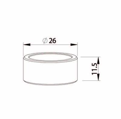 China Professional Manufacture Bystronic Fiber Laser Cutting Machine Par-insulating Ceramic Laser Nozzle Ring 10032838 For Bystronic for sale