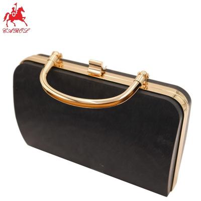 China Factory EXW Sale Evening Bag Plastic Bag Metal Box Eco-friendly Clutch Purse Frame With Handle for sale