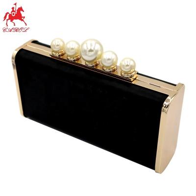 China Other Hot Sale Ladies Designer Box Clutch Frame Shell Clamshell Clutch Box Frame For Women Handbag for sale