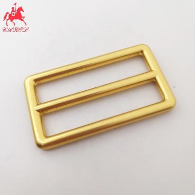 China Durable High Quality Handbags Buckle Metal Tri Glide Adjustable Buckle For Bag Strap for sale