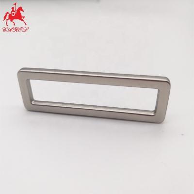 China Wholesale Fashionable Bag Accessories Matte Nickel Buckles Metal Rectangle Metal Bag Buckles Metal Buckles For Shoulder Bag for sale