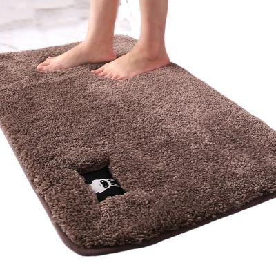 China Non-Slip Home Rug Non-Slip Coral Fleece Memory Foam Rug Soft Mat Kitchen Toilet Floor Washable Bath Mat Bathroom Decor for sale