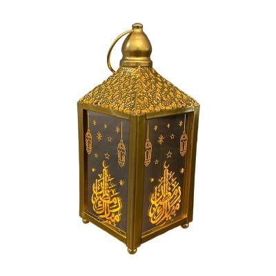 China European style Eid al Fitr led small home decoration iron night light small wind lamp for sale