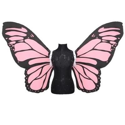 China Cos Props Victoria's Secret Pink PVC Large Butterflies Fairy Wings For Sale Large Adult Butterfly Wings for sale