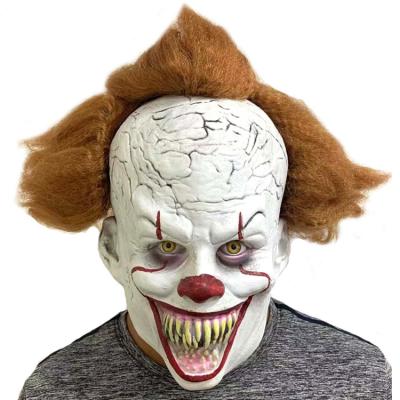 China Funny Show Halloween Party Props Head Ghost Clown Mask for sale