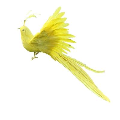 China Idyllic simulation wedding decorative birds with artificial feathers simulation feather and foam birds bird for sale