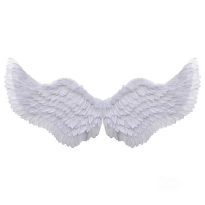 China White feather pattern rear wings wedding adult background angel wings for sale