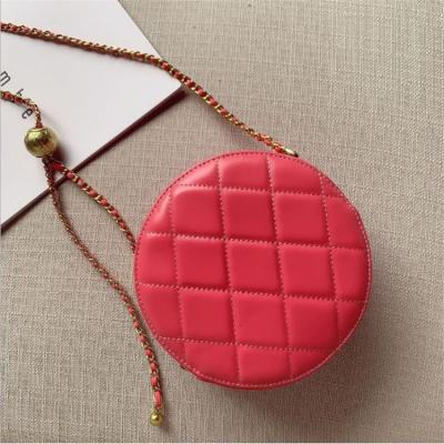 China Famous Brand Lady Does Not Bag New Small Circle Women Leather Cross - Round Body Handbag for sale