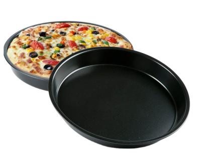 China Hot Sale Sustainable Non Stick Round Pizza Deep Pans For Oven Baking for sale