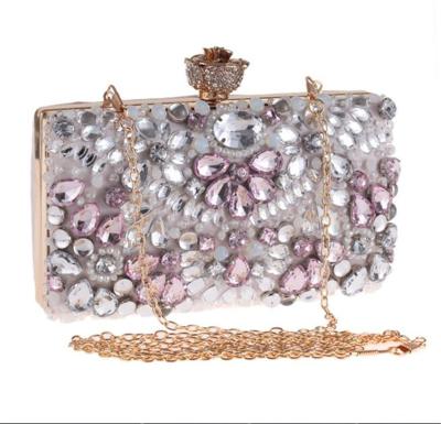 China Factory direct good quality dinner bag white acrylic clutch bag wedding shoes and matching sequin evening with best prices for sale