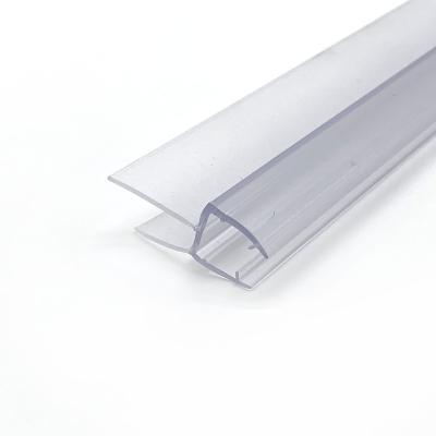 China Cheap Price Bathroom Glass Special Shaped Glass Bottom Seal For Shower Cubicle Thickness 4 To 12mm Color Glass Transparent Water Blocking Strip for sale