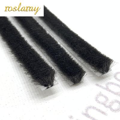 China Chinese factory direct sales of door waterproof durable wool pile for sliding door and window silicon sealing strip for sale