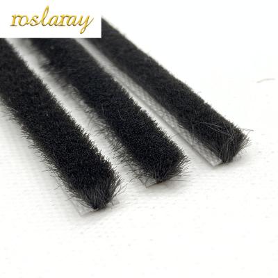 China Various Door Water Proof Style Weather Wool Strip For Sliding Door Window Aluminum Silicified Brush for sale