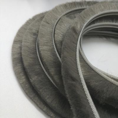 China High Quality Durable Door Silicified Weather Proof For Door Window Wardrobe Sliding Door Wool Weather Strip for sale