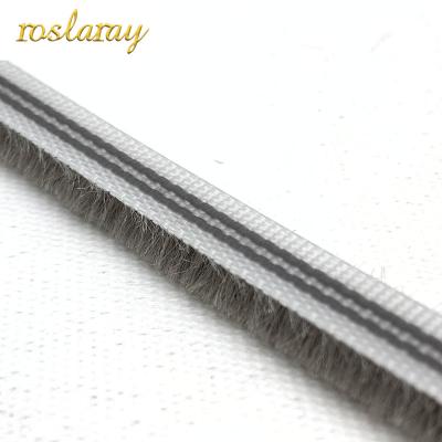 China Excellent Wool Weather Door Material Waterproof And Windproof Strip For Door And Window Silicified Weatherstrip for sale