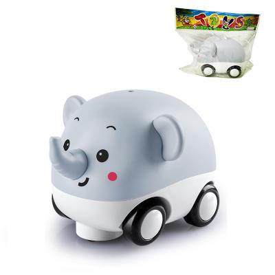 China 2022 New Children's Cute Mini Bump Battery Operated Small Electronic Toys And Go Car Cartoon Toys Pour Children Gift for sale