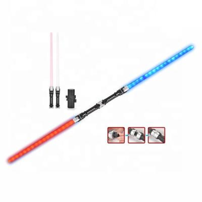 China 2022 New Hot Selling Light and Sound Toys 2-in-1 Double LED Light and Sound Effect Swords for Kids for sale