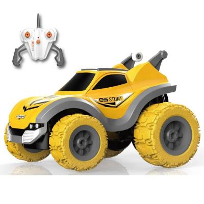 China Drift Kids Cool Fun Radio Control Toys 1:26 2.4G Stunt Spin Mini RC Car Rack With Rechargeable Battery for sale